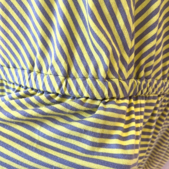 Tunic Cover up Top Blouse High Low Hem Lime Gray Relaxed Fit Stretch, Size M - Picture 6 of 7